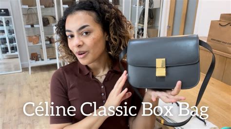 celine must have bag|Celine box bag.